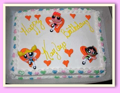 Powerpuff Girl cake